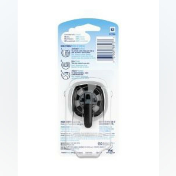Febreze Odor-Eliminating CarAir Frsner Vent Clip, Platinm.Ice,Gain,Tropical 1ct - Picture 4 of 8